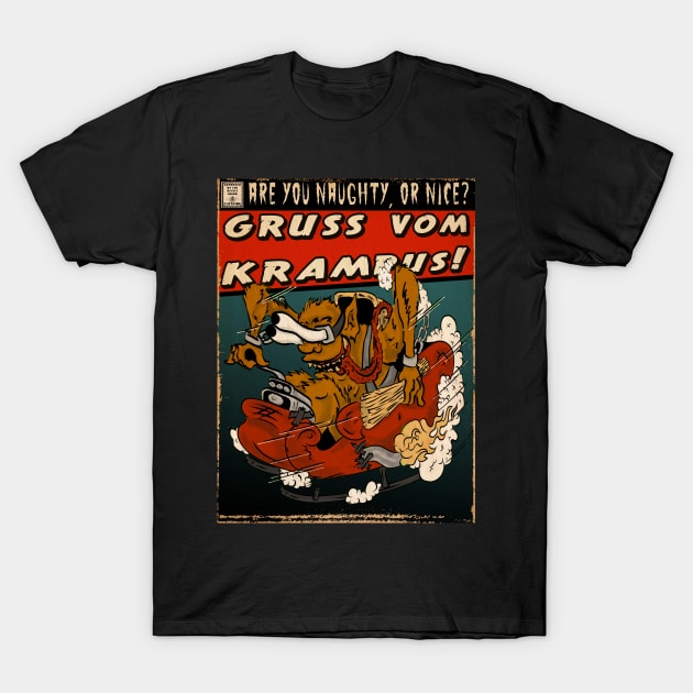 Gruss Vom Krampus T-Shirt by StarkGravingMad